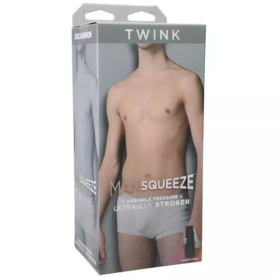 Doc Johnson Man Squeeze Twink ULTRASKYN kompaktiškas intymus stimuliatorius