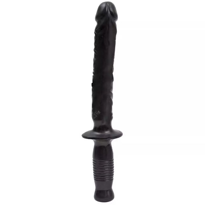 Doc Johnson Manhandler Intimate Wand 37 cm balta ergonomiška rankena