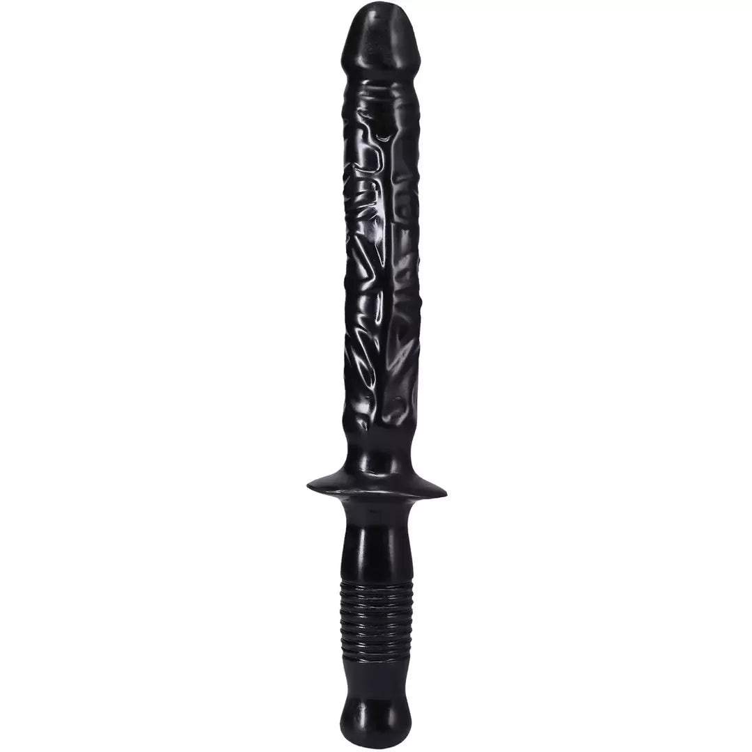 Doc Johnson Manhandler Intimate Wand 37 cm balta ergonomiška rankena