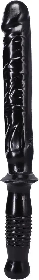 Doc Johnson Manhandler Intimate Wand 37 cm balta ergonomiška rankena