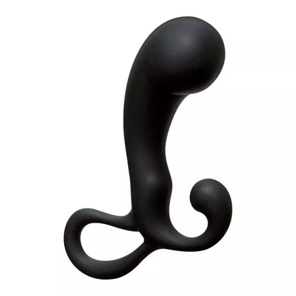 Doc Johnson OptiMALE P-Massager juodas silikoninis intymaus sveikatingumo prietaisas