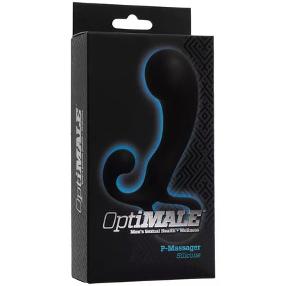 Doc Johnson OptiMALE P-Massager juodas silikoninis intymaus sveikatingumo prietaisas