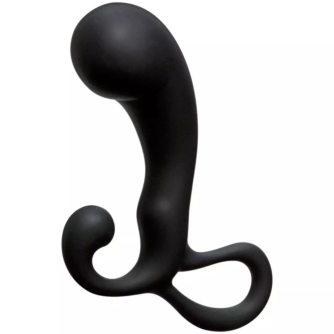 Doc Johnson OptiMALE P-Massager juodas silikoninis intymaus sveikatingumo prietaisas