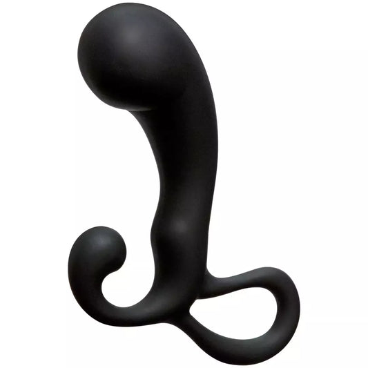 Doc Johnson OptiMALE P-Massager juodas silikoninis intymaus sveikatingumo prietaisas