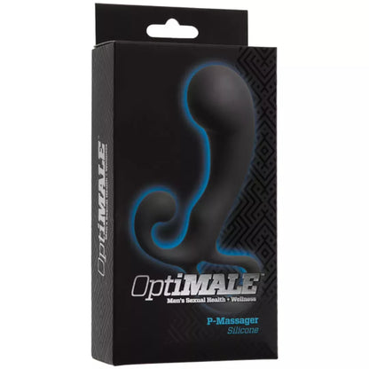 Doc Johnson OptiMALE P-Massager juodas silikoninis intymus prietaisas