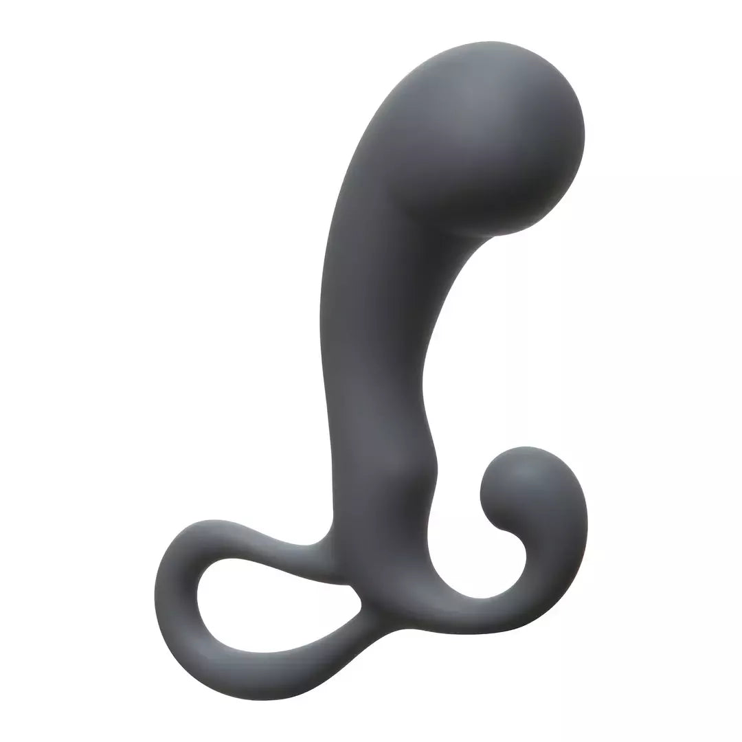 Doc Johnson OptiMALE P-Massager juodas silikoninis intymus prietaisas
