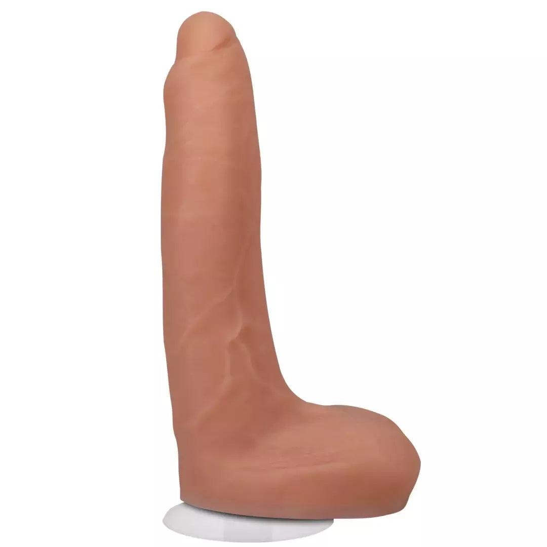 Doc Johnson Owen Gray silikoninis intymus modelis 22 cm su siurbtuku