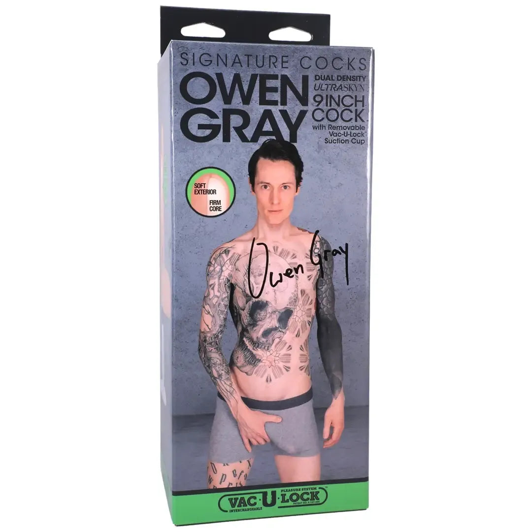 Doc Johnson Owen Gray ULTRASKYN anatominis modelis 22 cm su siurbtuku