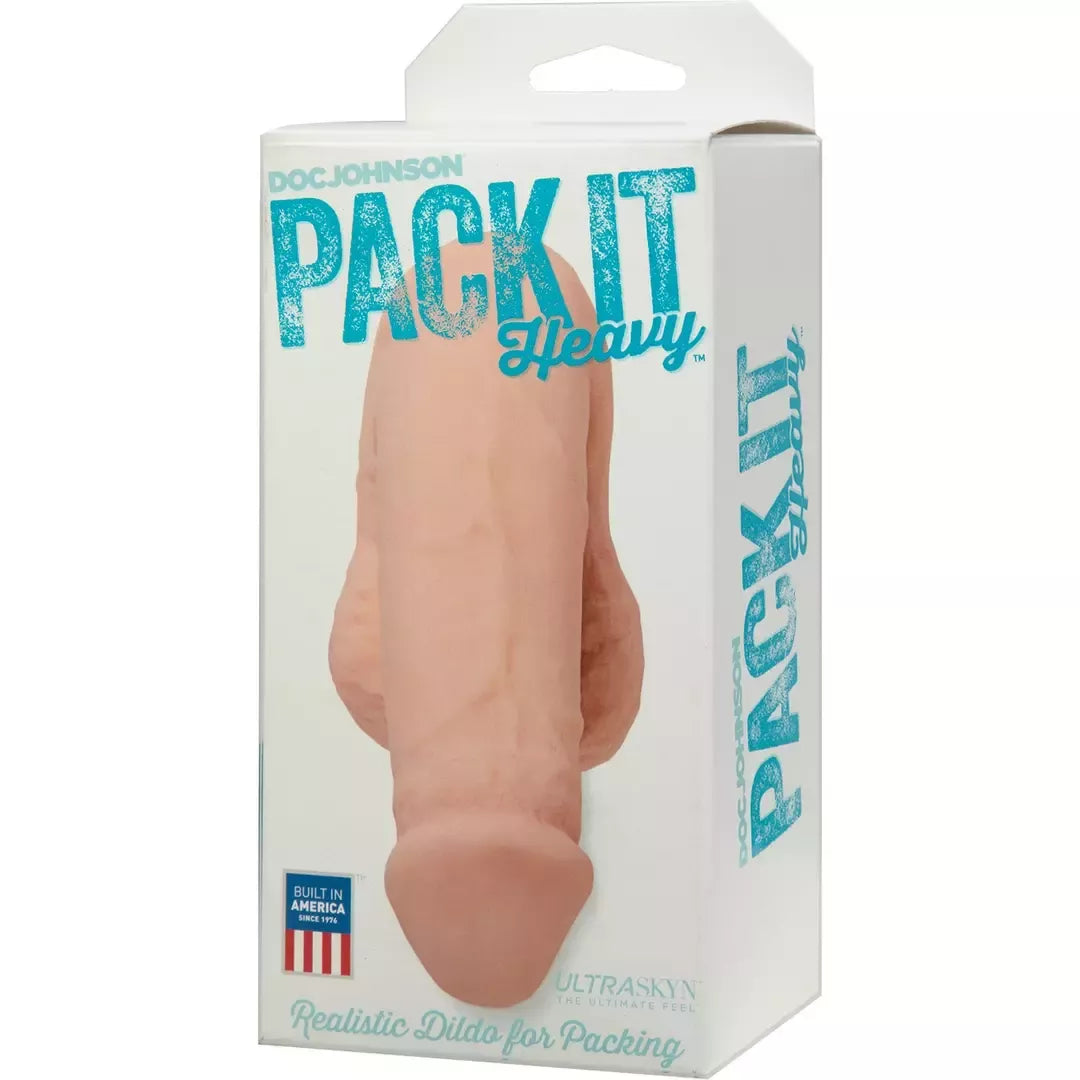 Doc Johnson Pack It Heavy Model UR3, anatominis, 5.5" smėlio spalvos