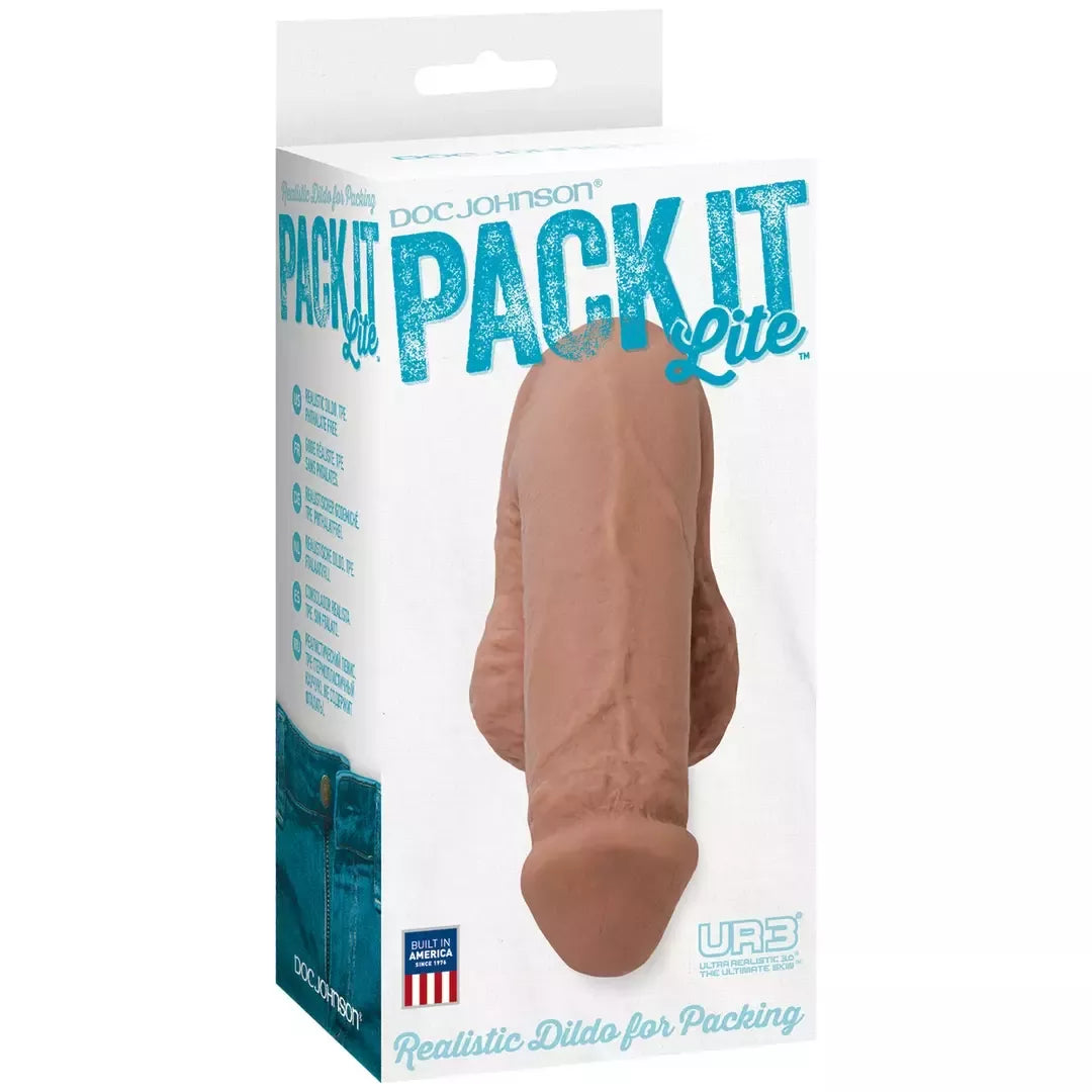 Doc Johnson Pack It Lite Model – anatomiškai suformuotas intymus aksesuaras 5,5"