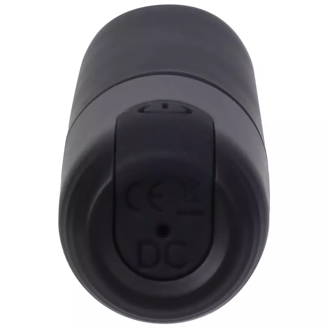 Doc Johnson PowerBullet 10 funkcijų USB pakraunamas mini vibratorius, juodas