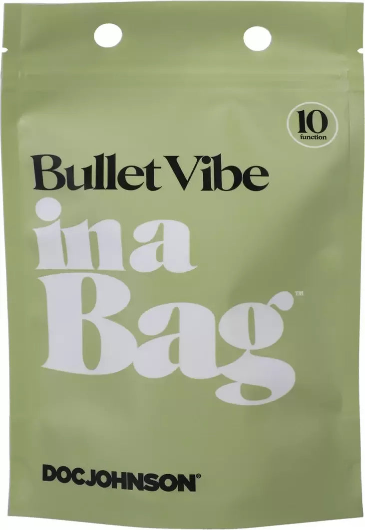 Doc Johnson PowerBullet 10 funkcijų USB pakraunamas mini vibratorius, juodas