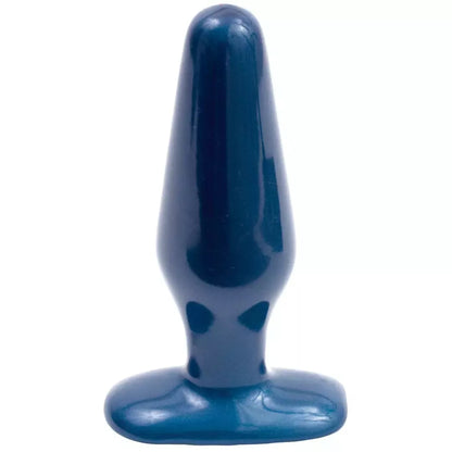 Doc Johnson Pretty Ends vidutinio dydžio analinis kamštis Midnight Blue - Sil-A-Gel, 5,5 colių