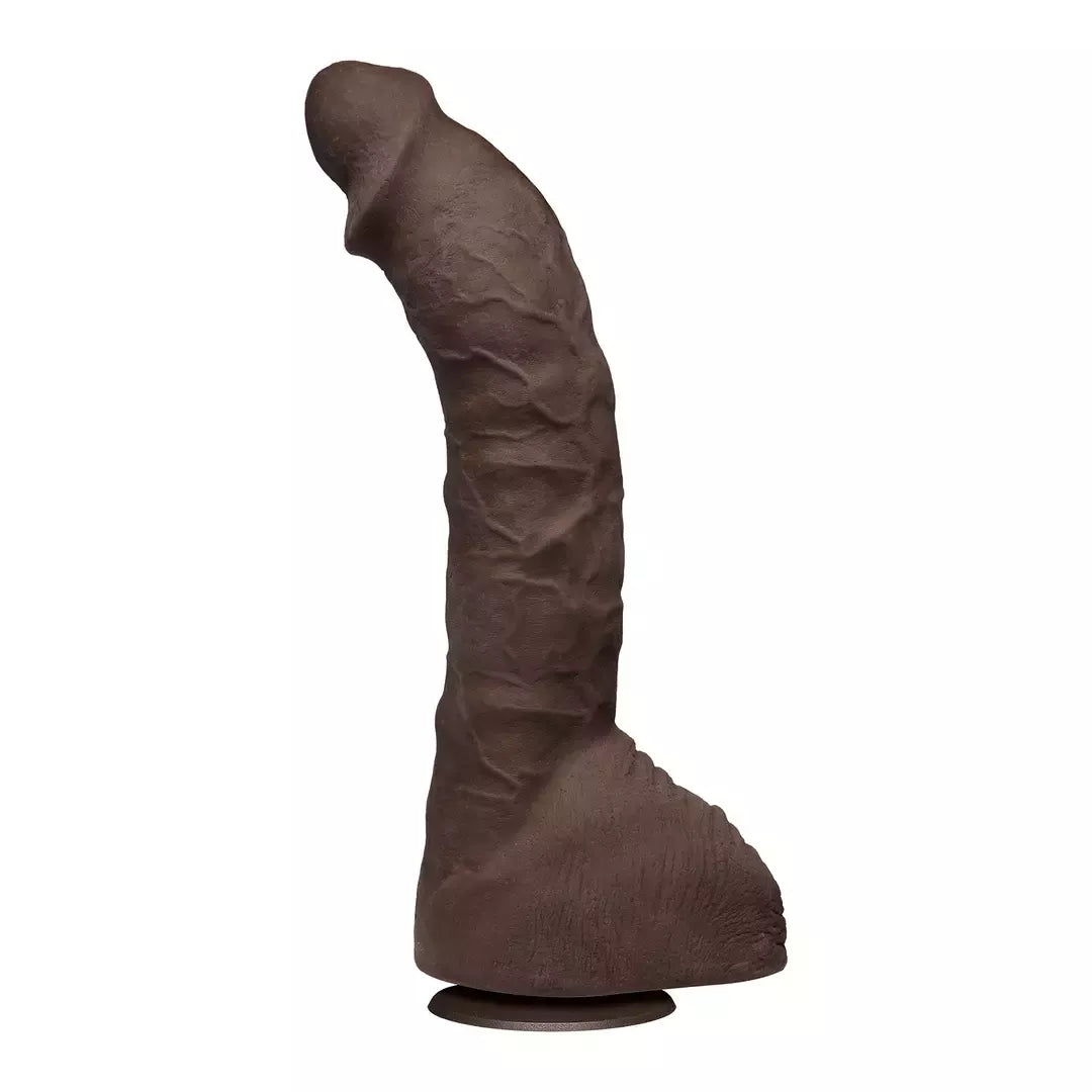 Doc Johnson Prince Yahshua ULTRASKYN modelis, 26 cm, juodos spalvos