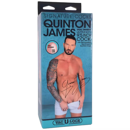 Doc Johnson Quinton James ULTRASKYN 24 cm anatominis modelis su siurbtuku