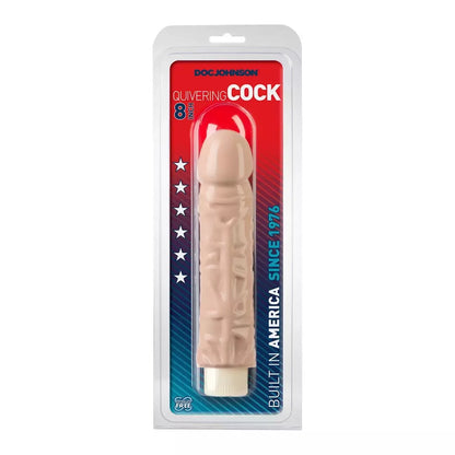 Doc Johnson Quivering Multispeed Vibrator 20 cm – Anatominė forma