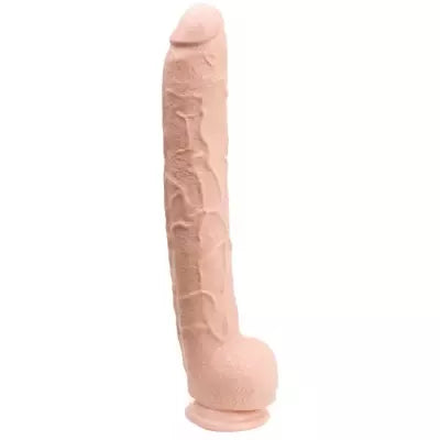 Doc Johnson Rambone XL Intimate Machine juodas 38 cm su siurbtuku