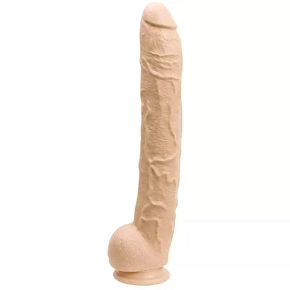 Doc Johnson Rambone XL Intimate Machine juodas 38 cm su siurbtuku
