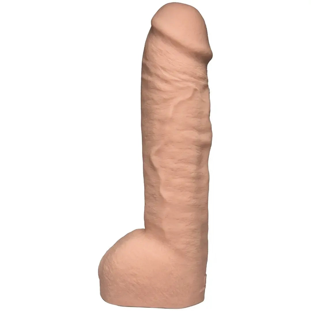 Doc Johnson Realistic Hung ULTRASKYN intymus priedas 12" smėlio spalvos