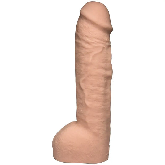 Doc Johnson Realistic Hung ULTRASKYN intymus priedas 12" smėlio spalvos