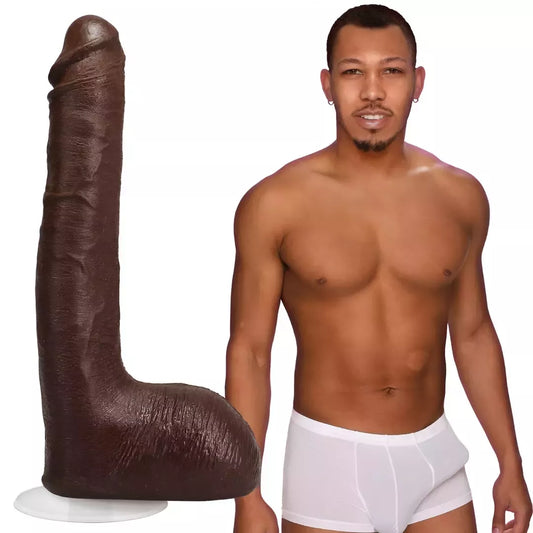 Doc Johnson Ricky Johnson anatominis ULTRASKYN modelis, 25 cm, smėlio spalvos