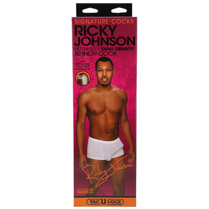 Doc Johnson Ricky Johnson anatominis ULTRASKYN modelis, 25 cm, smėlio spalvos