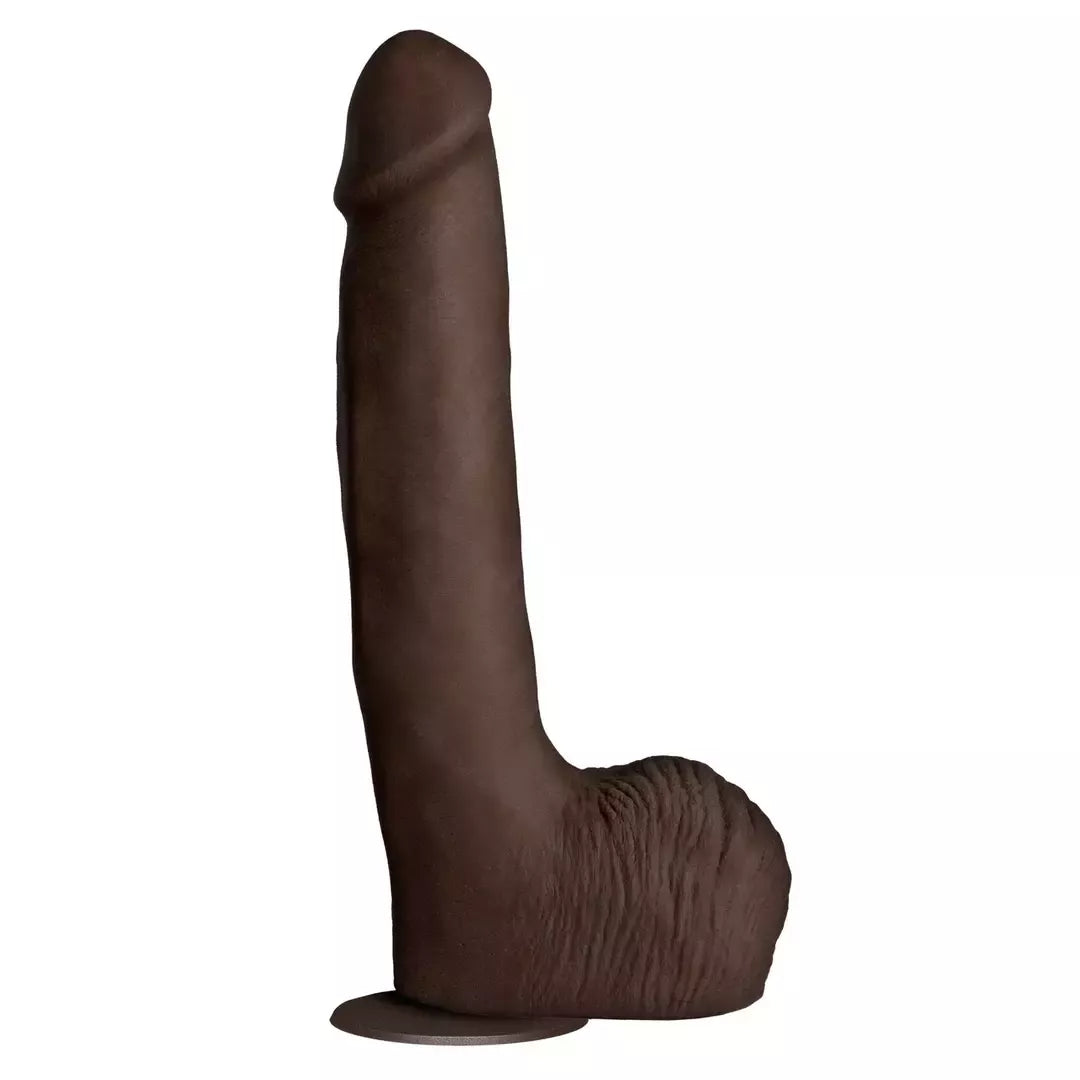 Doc Johnson Rob Piper ULTRASKYN 10" anatominis modelis Ebony 26cm