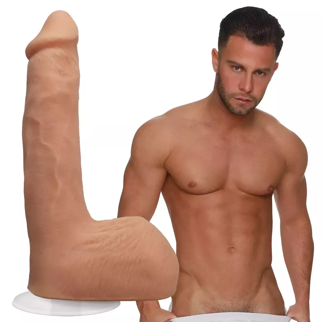 Doc Johnson Seth Gamble ULTRASKYN intymus modelis 20 cm dvigubo tankio