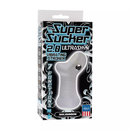 Doc Johnson Super Sucker 2.0 ULTRASKYN vibruojantis intymus prietaisas
