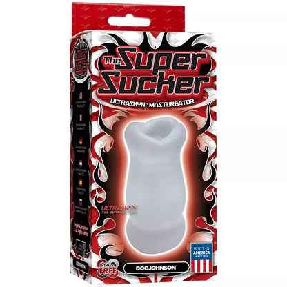 Doc Johnson Super Sucker 2.0 vibruojantis intymus prietaisas ULTRASKYN 18 cm