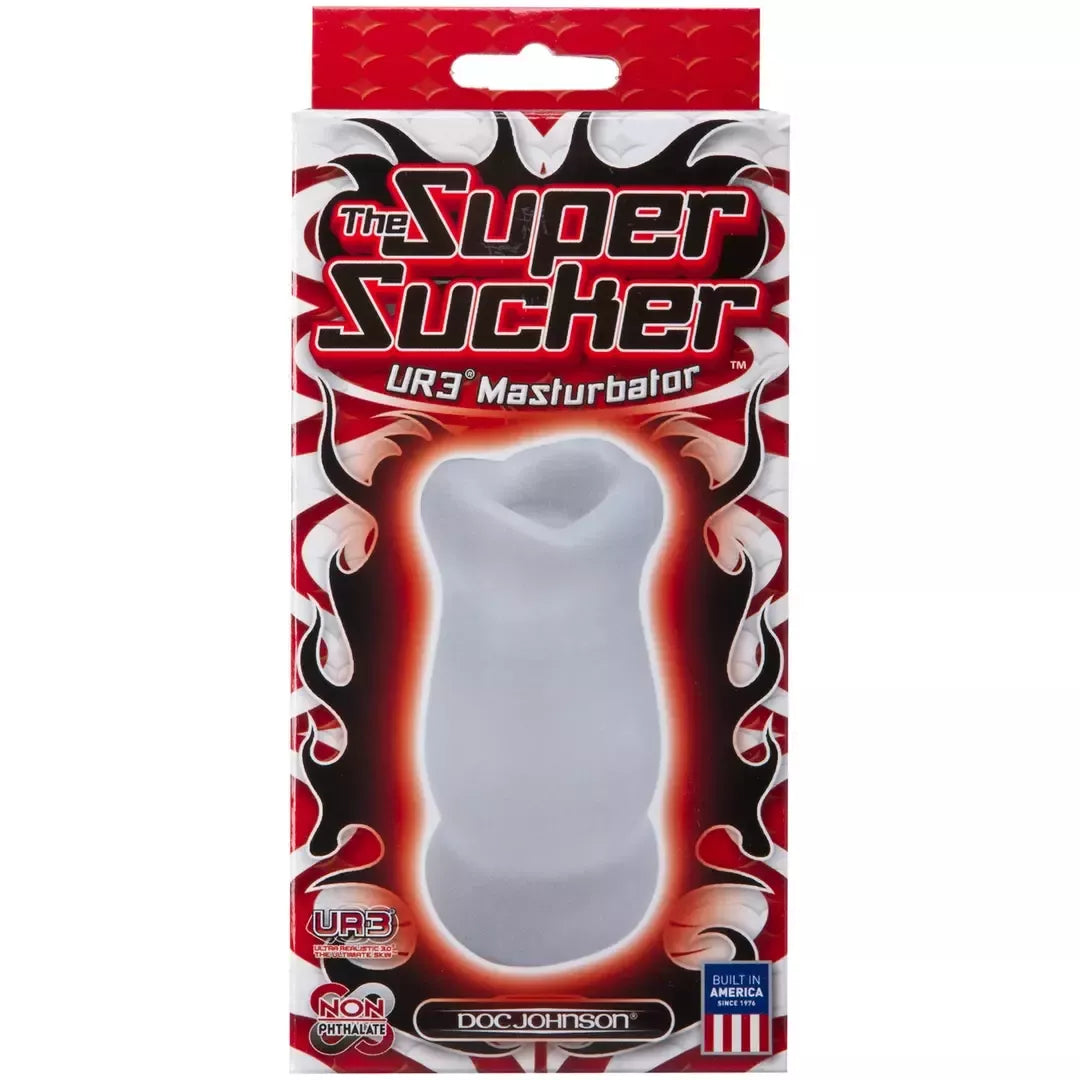 Doc Johnson Super Sucker 2.0 vibruojantis intymus prietaisas ULTRASKYN 18 cm