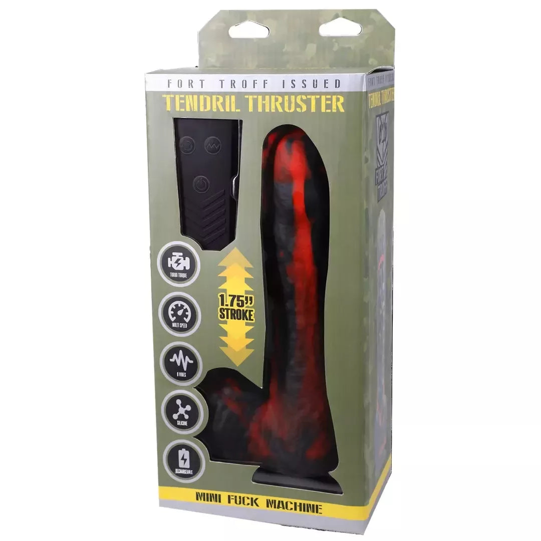 Doc Johnson Tendril Thruster Mini Intimate Machine USB įkraunamas silikoninis prietaisas