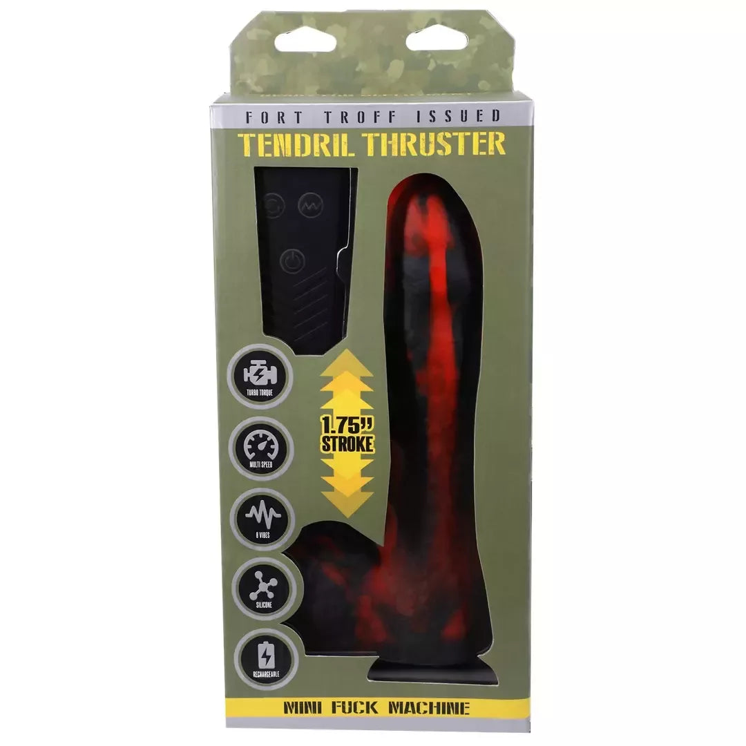 Doc Johnson Tendril Thruster Mini Intimate Machine USB įkraunamas silikoninis prietaisas
