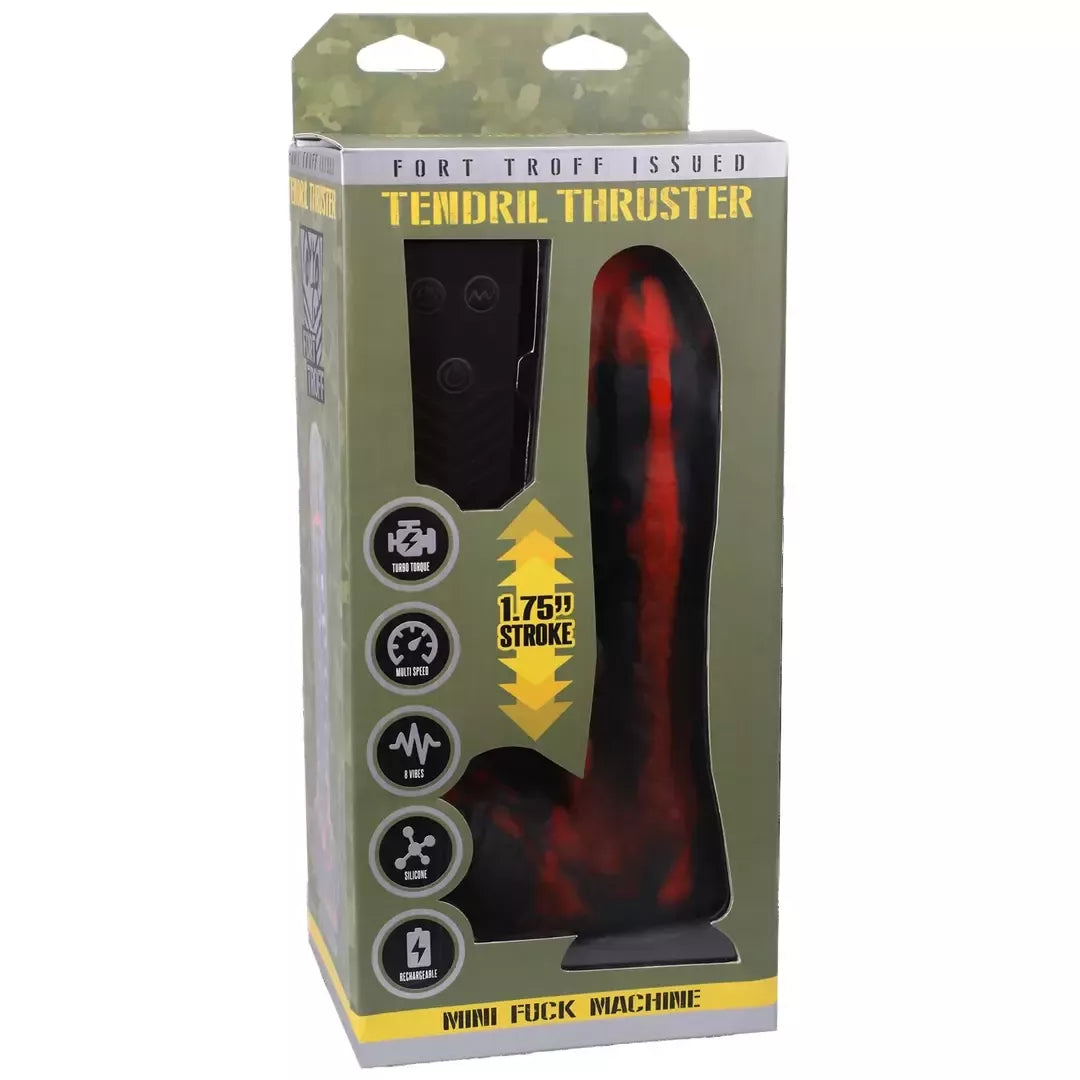 Doc Johnson Tendril Thruster Mini Intimate Machine USB įkraunamas silikoninis prietaisas