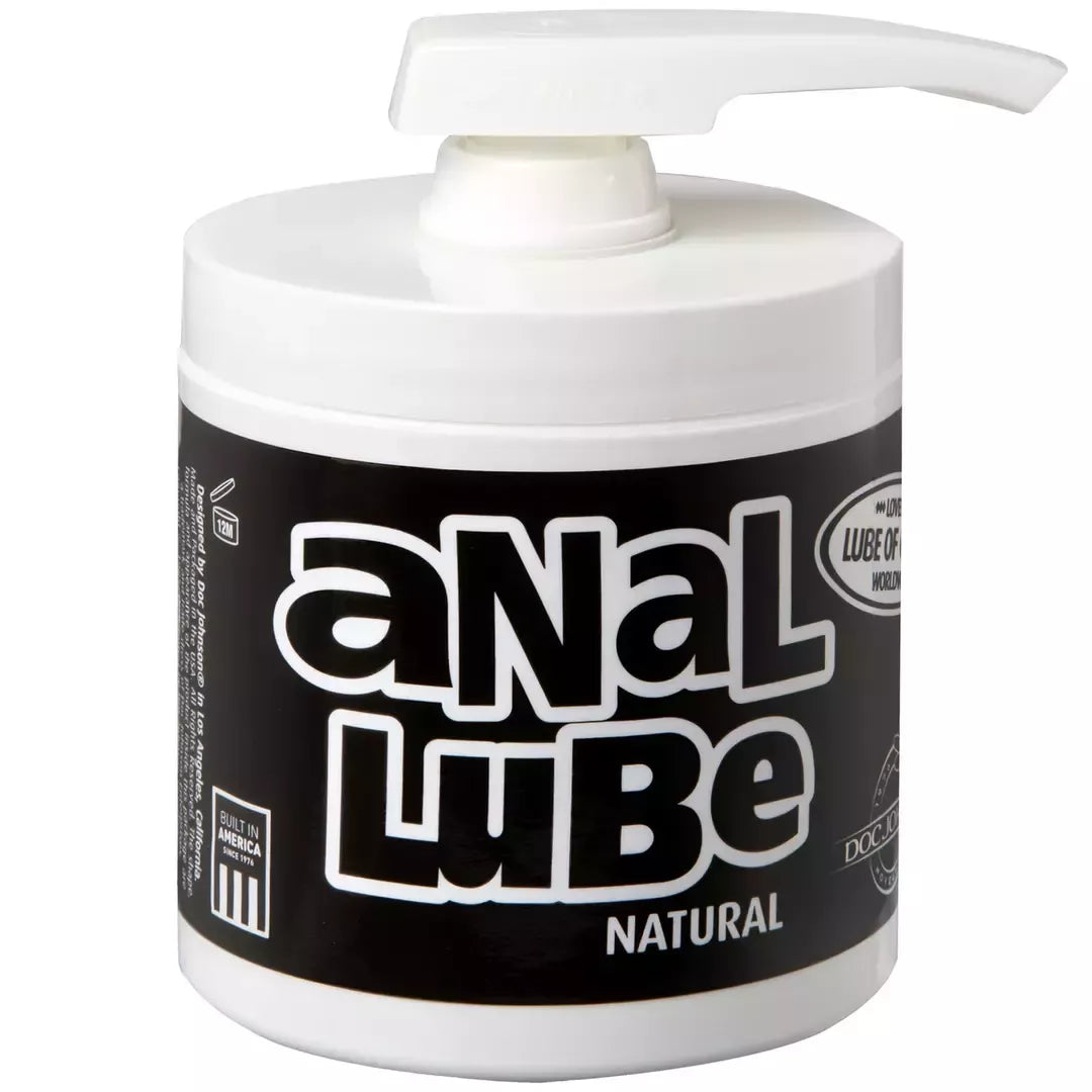 Doc Johnson TitanMen Anal Formula Lubricant Natural 177 ml dozatorius