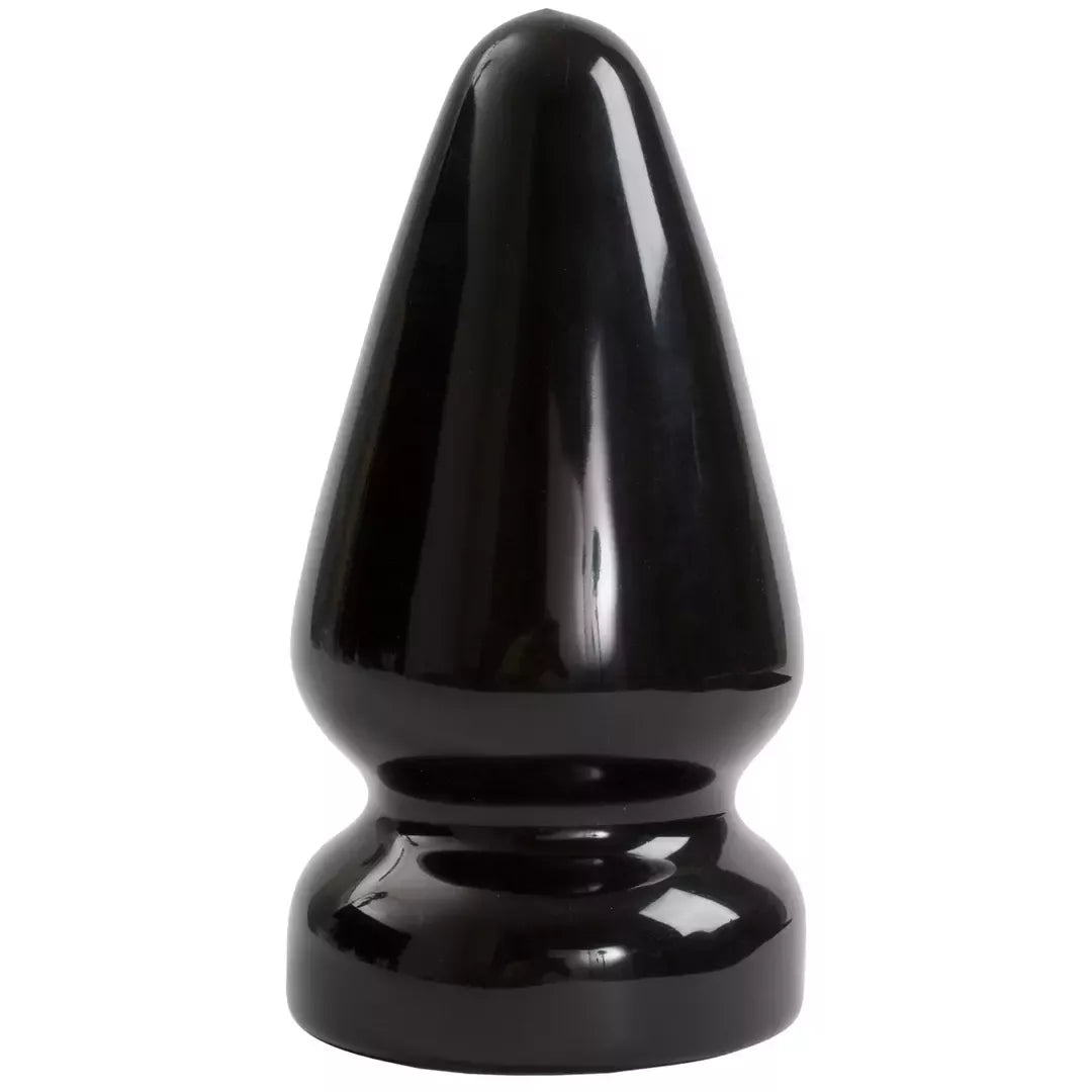 Doc Johnson TitanMen analinis kaištis 4 cm x 9,5 cm, juodas, dviejų tankumų