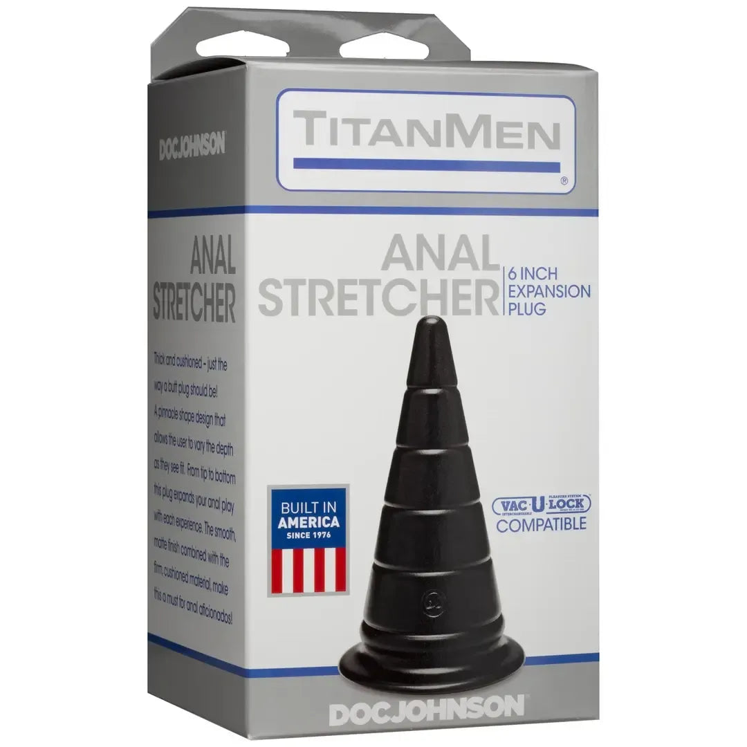 Doc Johnson TitanMen Expansion Plug 15 cm – kūginis silikoninis modelis