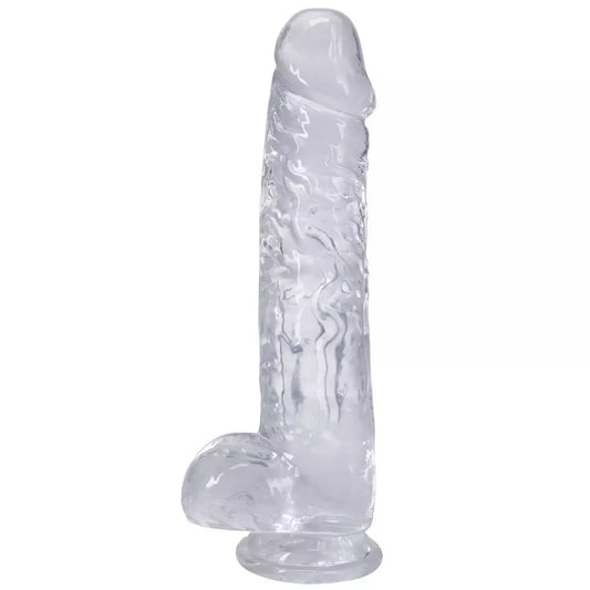 Doc Johnson TitanMen Model 10 colių intymi silikono sistema, juoda