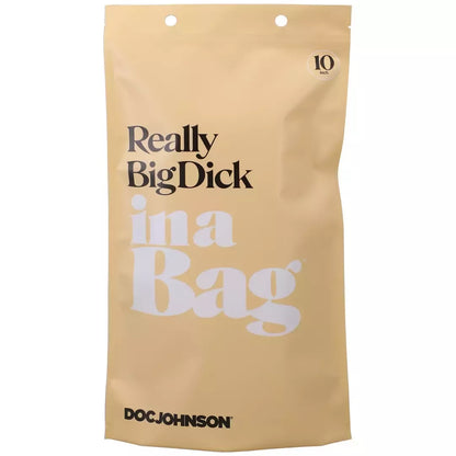Doc Johnson TitanMen Model 10 colių intymi silikono sistema, juoda