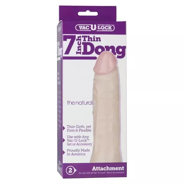 Doc Johnson Vac-U-Lock Natural Attachment 18 cm – universalus priedas