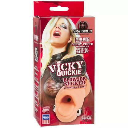Doc Johnson Vicky Quickie Oral Sleeve kompaktiškas UR3 6 colių skaidrus