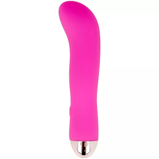 Dolce Vita Pink Two įkraunamas 7 režimų silikoninis intymus prietaisas