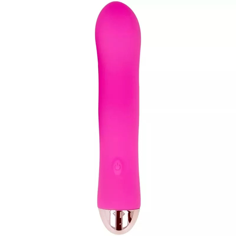 Dolce Vita Pink Two įkraunamas 7 režimų silikoninis intymus prietaisas