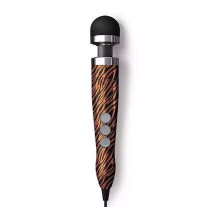 DOXY Die Cast 3 Wand Massager Tiger – kompaktiškas, laidinis, metaliniu korpusu