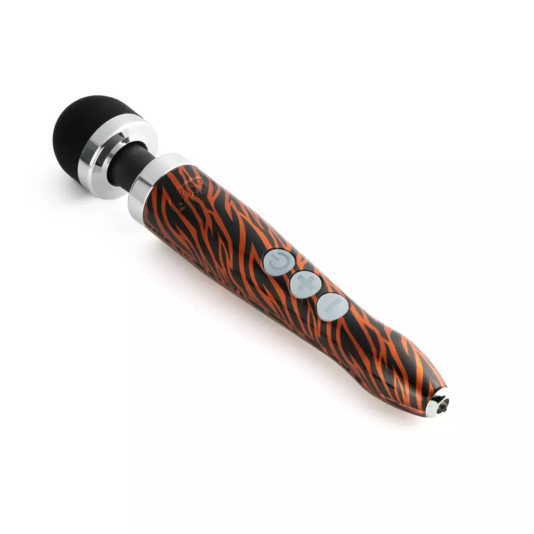 Doxy Die Cast 3R intymus masažuoklis Tiger – įkraunamas, su keičiamais režimais