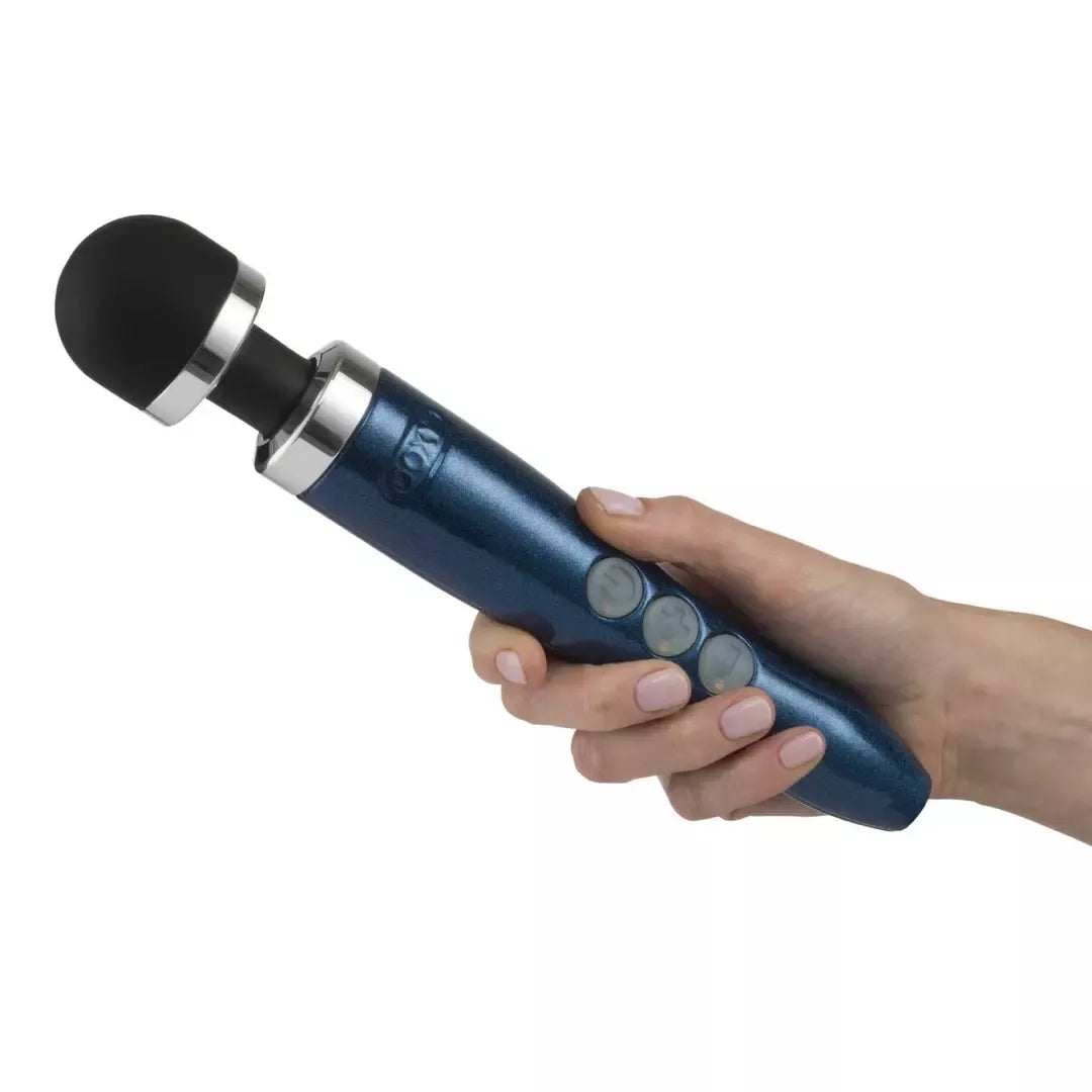 Doxy Die Cast 3R Wand Massager Blue Flame – įkraunamas modelis