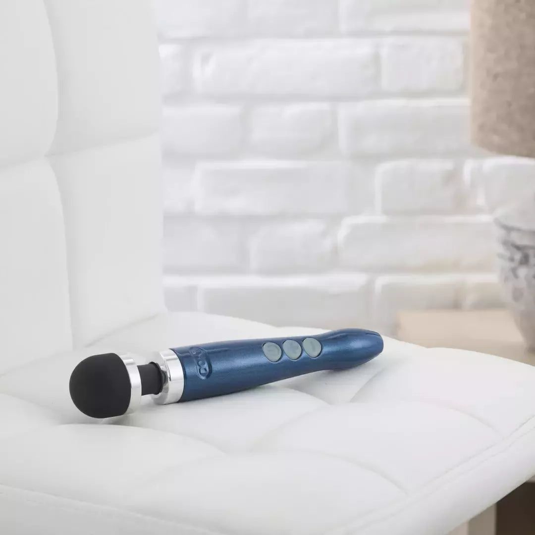 Doxy Die Cast 3R Wand Massager Blue Flame – įkraunamas modelis