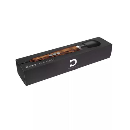 Doxy Die Cast Wand Massager Tiger – aukštesnės klasės metalinis intymus vibratorius, ES kištukas