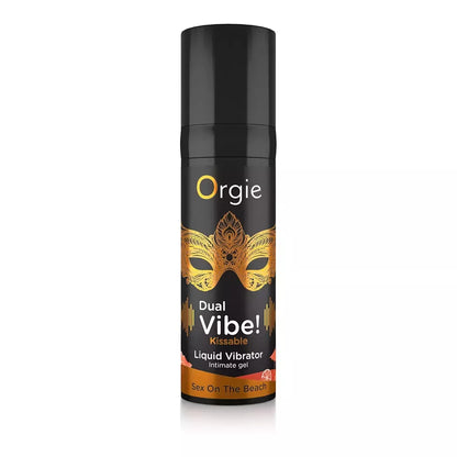 Dual Vibe Liquid Vibrator Kissable Gel Sex On The Beach 15 ml