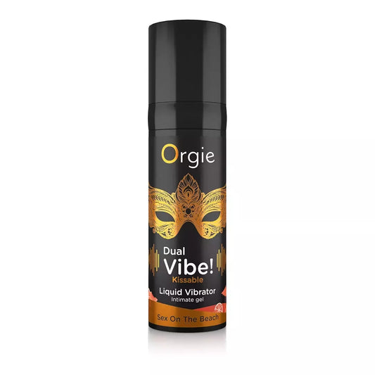 Dual Vibe Liquid Vibrator Kissable Gel Sex On The Beach 15 ml